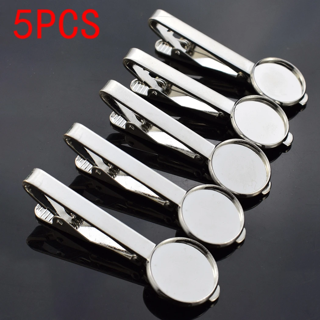 

Diy Men Cufflinks Tie Clips Pins Blank Cabochon Base Tray Flat Fit 16mm Glass Cabochon Handmade Jewelry Accessories