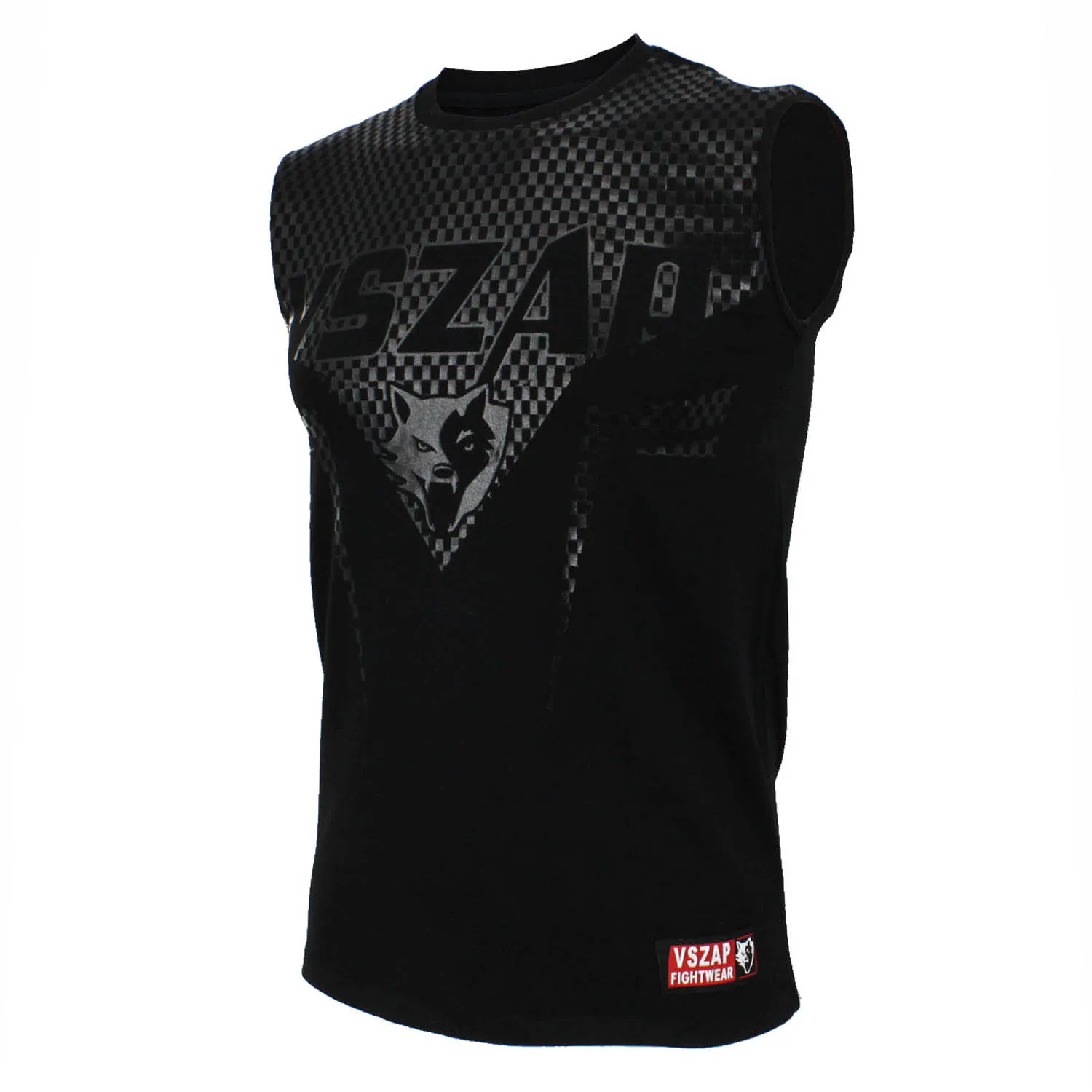 Vszap-sleeveless T-shirt for fitness, fighting, Muay Thai, muscle exercise