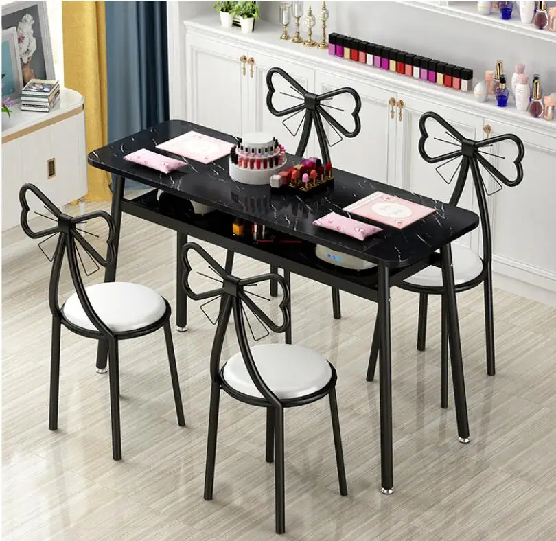 Manicure table and chair set economic manicure shop small net red simple manicure table manicure chair