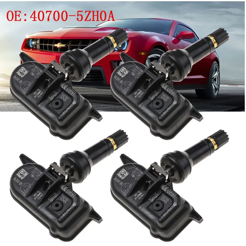 

4PCS New TPMS Tire Pressure Sensor For Nissan Navara 433MHZ 40700-5ZH0A 407005ZH0A