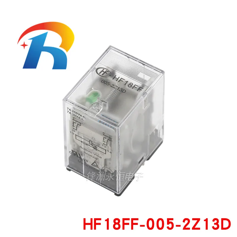 

NEW HF18FF-005-2Z13D 5VDC HF18FF-012-2Z13D 12VDC HF18FF-024-2Z13D 24VDC two groups conversion 8PIN plug-in 7A 250VAC relay 2Z1