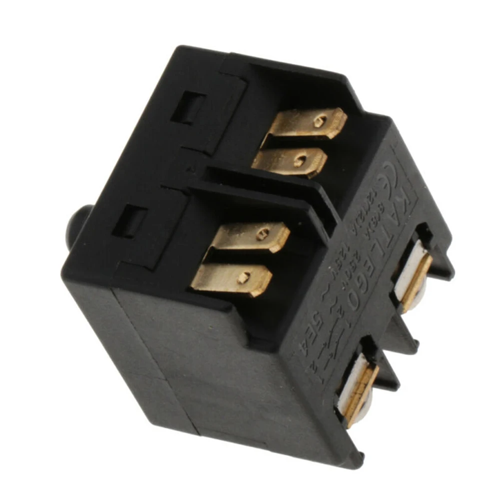 2 pezzi smerigliatrice elettrica interruttore a pulsante interruttori di controllo della velocità dell'utensile elettrico per smerigliatrice angolare da 100 mm 4 "