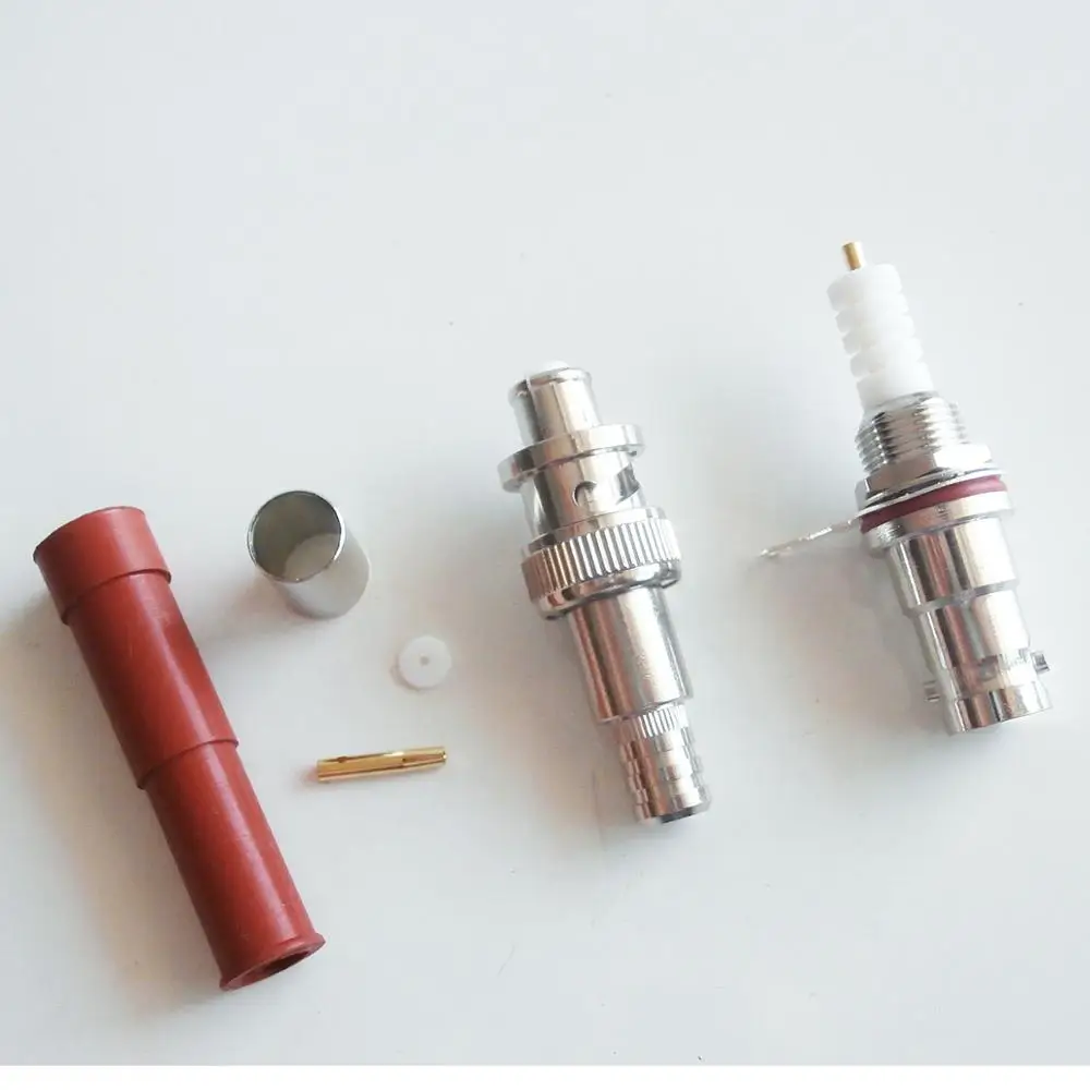 1X Pcs RF SHV 5KV 5000V RP BNC Male or Female pin O-ring Bulkhead Panel solder deck Mount High Voltage Power Audio for RG6 Cable