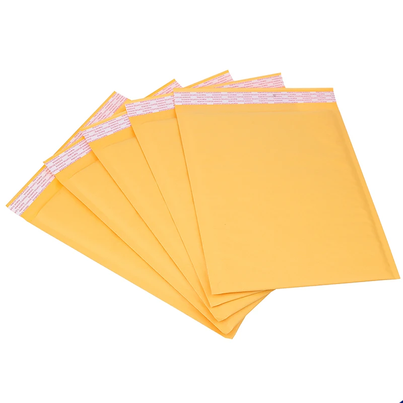 

100Pcs 19 Size Thicken Bubble Mailer Kraft Paper Bubble Envelopes Padded Shipping Envelope With Bubble Mailing Bag Business