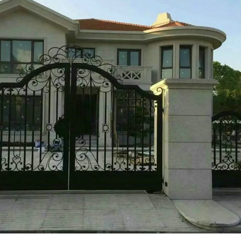 Garden  Made Metal Wrought Iron Gates For Residential