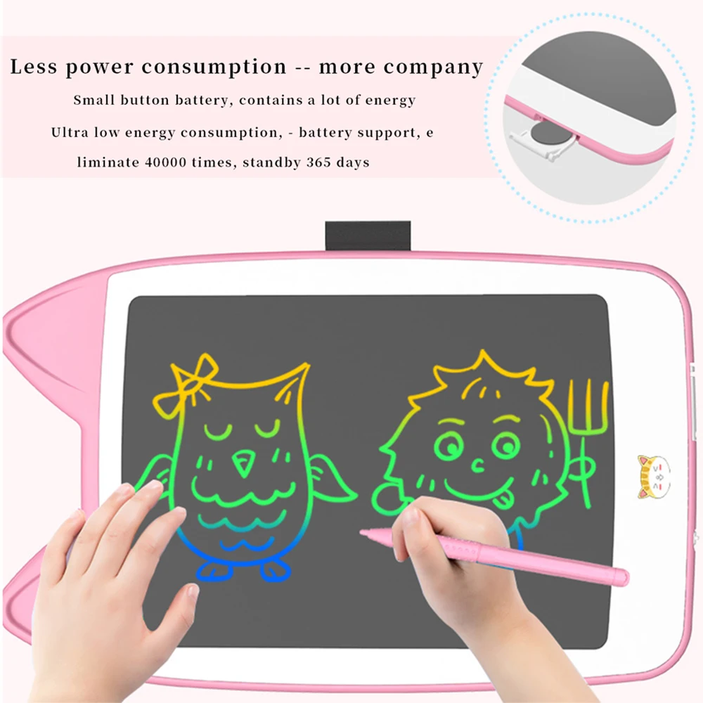 LCD กระดานเขียนแบบอิเล็กทรอนิกส์ Digital Graphic Drawing แท็บเล็ตอิเล็กทรอนิกส์ Handwriting Pad สำหรับคริสต์มาสของขวัญ
