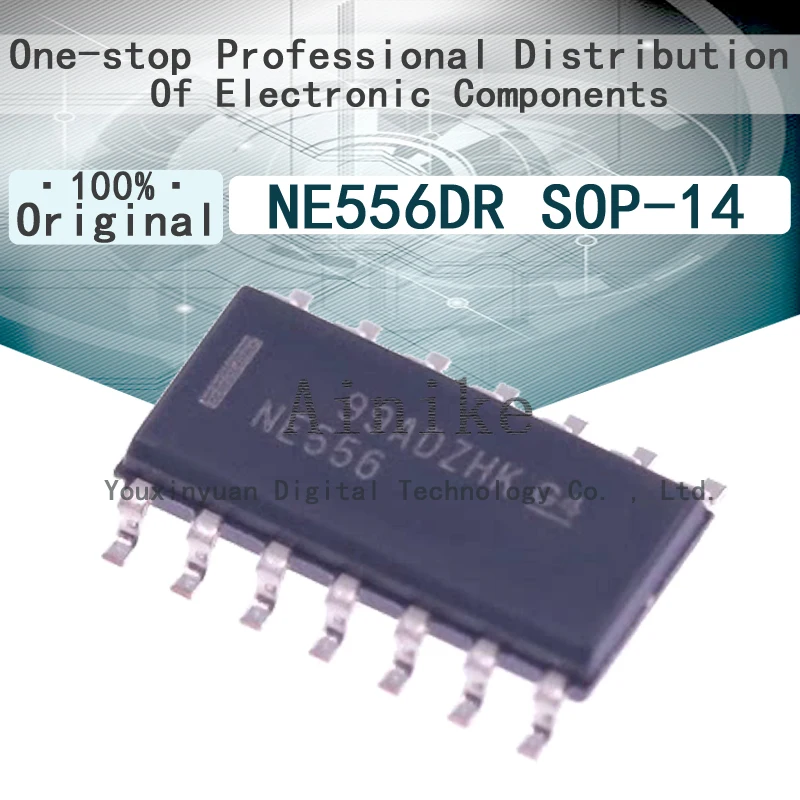 10/Pcs 새로운 원본 NE556DR NE556 SOP-14 프로그래머블 타이머 및 발진기 IC 칩 SOIC-14