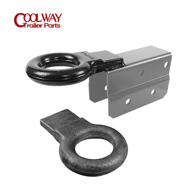 5 Ton Weld O Ring Trailer Coupler Over-ride Coupling Hitch Caravan Boat RV Parts Accessories