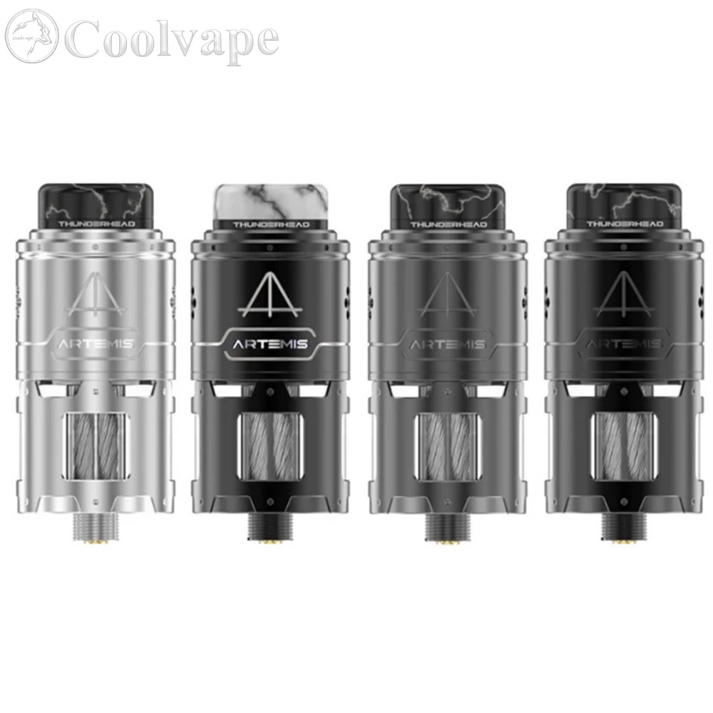 

Original ThunderHead Creations Artemis RDTA tank 4.5ml Side Bottom Fill Single Postless Build Deck Rebuildable Vape Atomizer