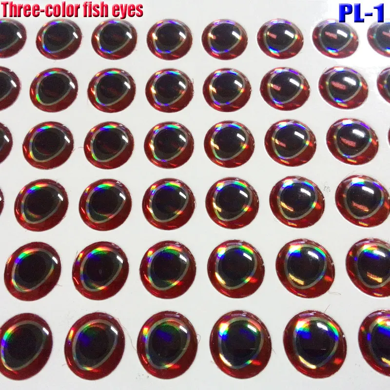 1000 популярная 3D рыболовная приманка eyes the silver eyes circle lure eyes шт./лот