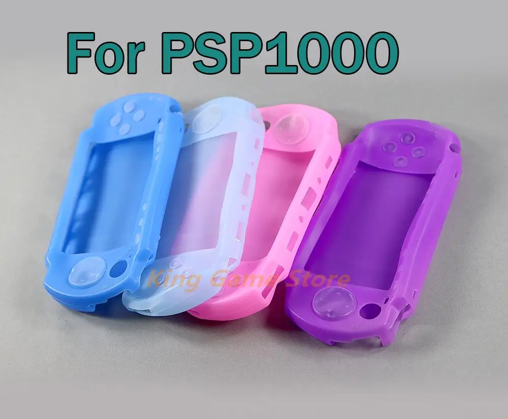 

12pcs/lot Silicone Soft Protective Cover Shell for Sony PlayStation Portable PSP 1000 Console PSP1000 Body Protector Skin Case