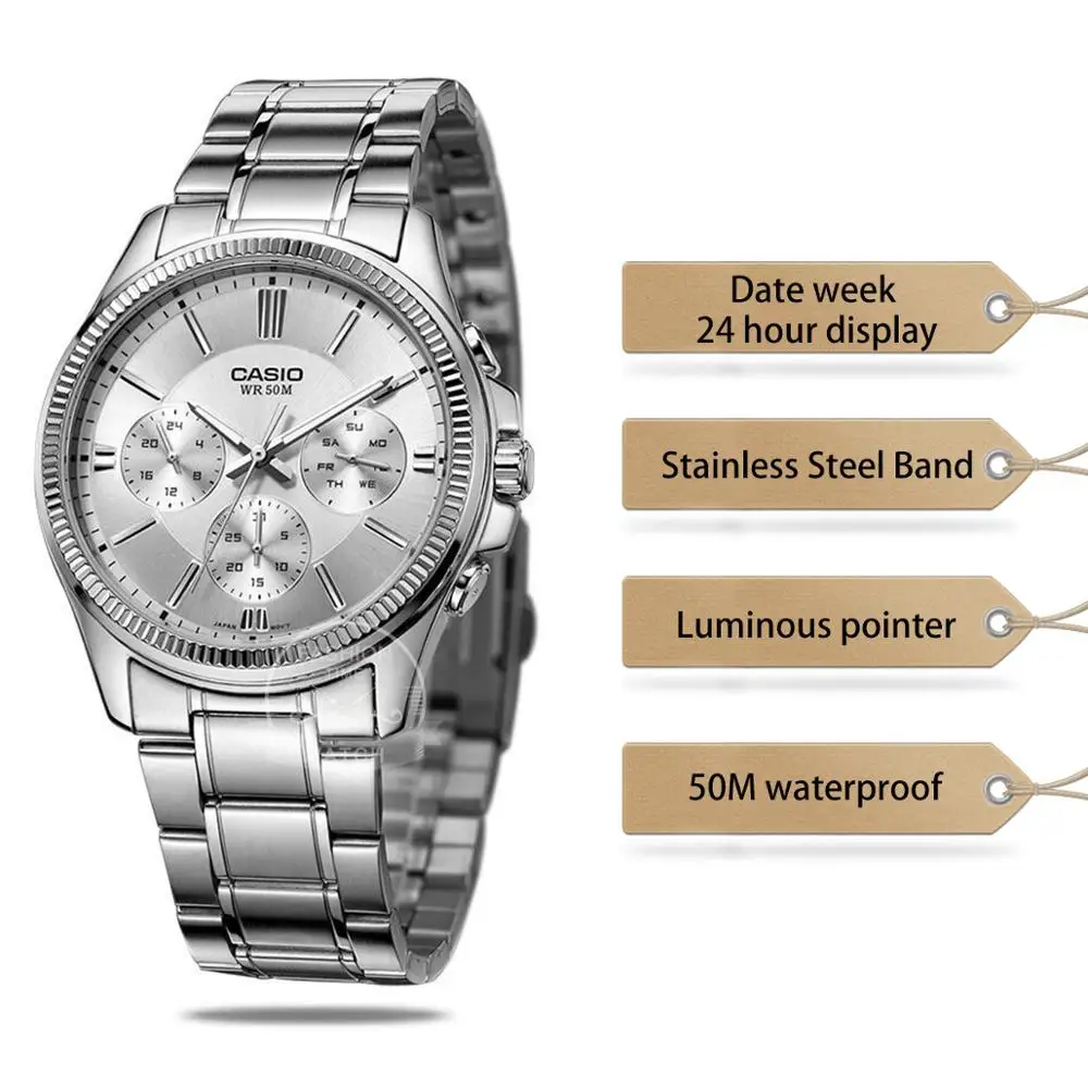 Reloj de pulsera Casio reloj de pulsera para hombre de marca superior de lujo de cuarzo watche impermeable luminoso hombre reloj deportivo reloj