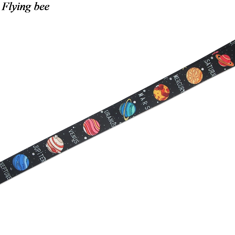 Flyingbee космический брелок мультфильм Марс телефонный шнурок женский модный ремешок шейные ремешки для ID карты Телефонные ключи X1002