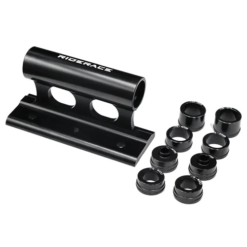 Imagen 2 del producto Soporte de horquilla para bicicleta, portaequipajes para techo de coche, liberación rápida, eje pasante, adaptadores de soporte para bicicleta de carretera, montaje de instalación de horquilla MTB