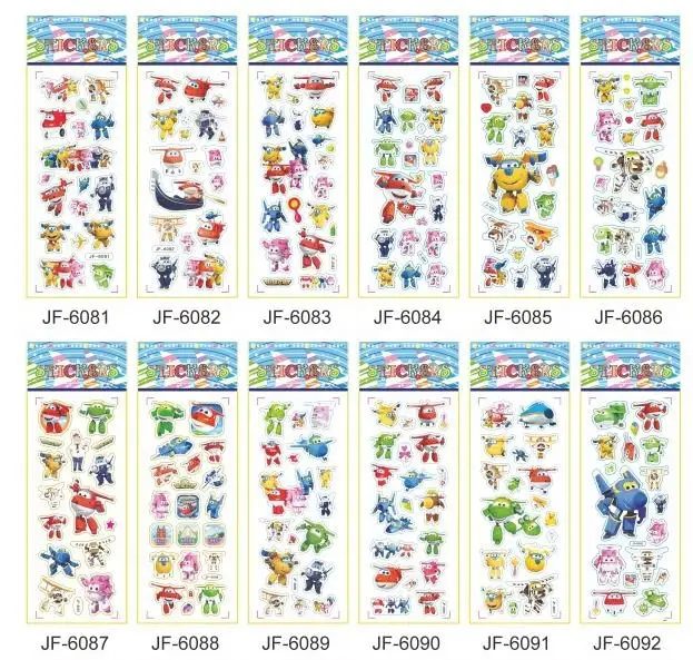 การรีวิวสติกเกอร์ Super Wings รุ่น JF6086 สำหรับเด็ก ที่เหมาะกับการตกแต่งบ้านและอุปกรณ์อิเล็กทรอนิกส์