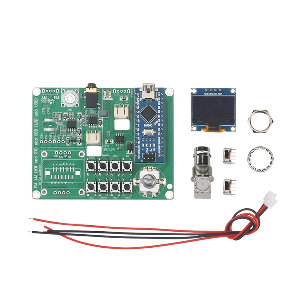 SI4732 ricevitore Radio All Band Kit fai-da-te controllo BFO FM AM (MW e SW) SSB (LSB e USB) Audio larghezza di banda filtro Antenna altoparlante