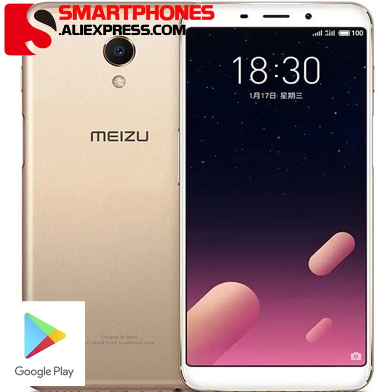 Telemóvel Rom Global Dual Sim 3gb Ram 32gb 64gb Rom Exynos 7872 5.7 1440x720p 3000mah Bateria Meizu-s6 M6s