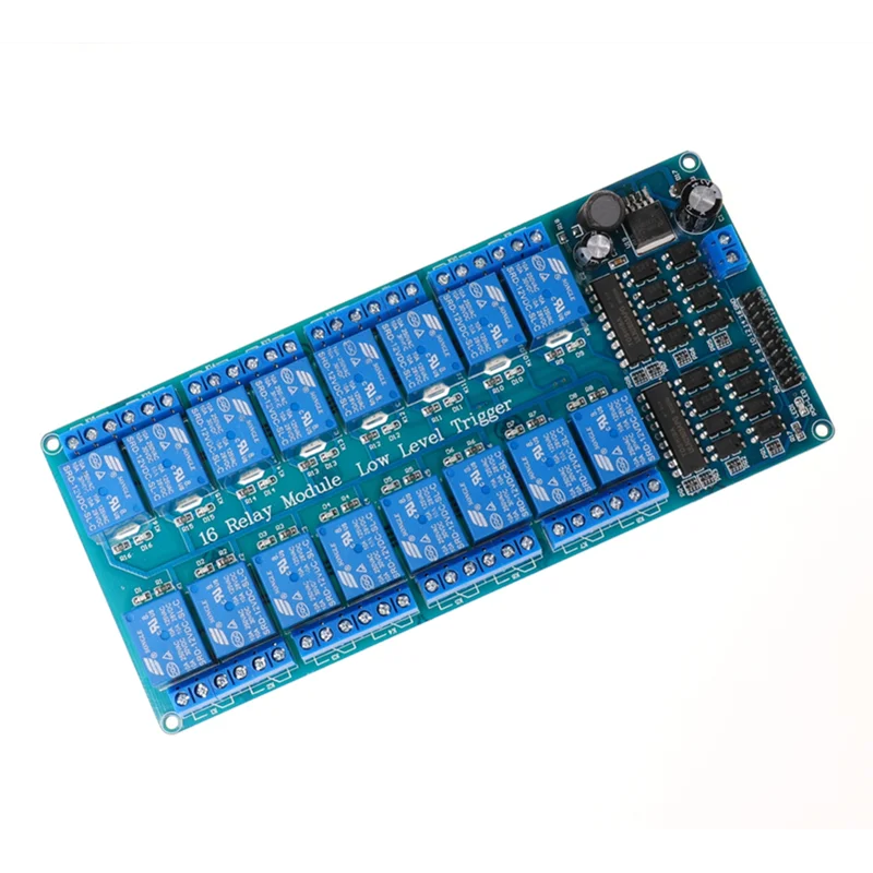 Sixteen 16 Channel Relay Module Interface Board for arduino With Optocoupler Protection DC 5V 12V