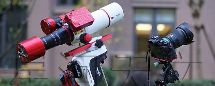 Kueohse Regolatore Angolare M42 CAA 360° Per Fotografia Astronomica E Telescopica – In Metallo, Filettatura M42x0,75, Rosso E Nero