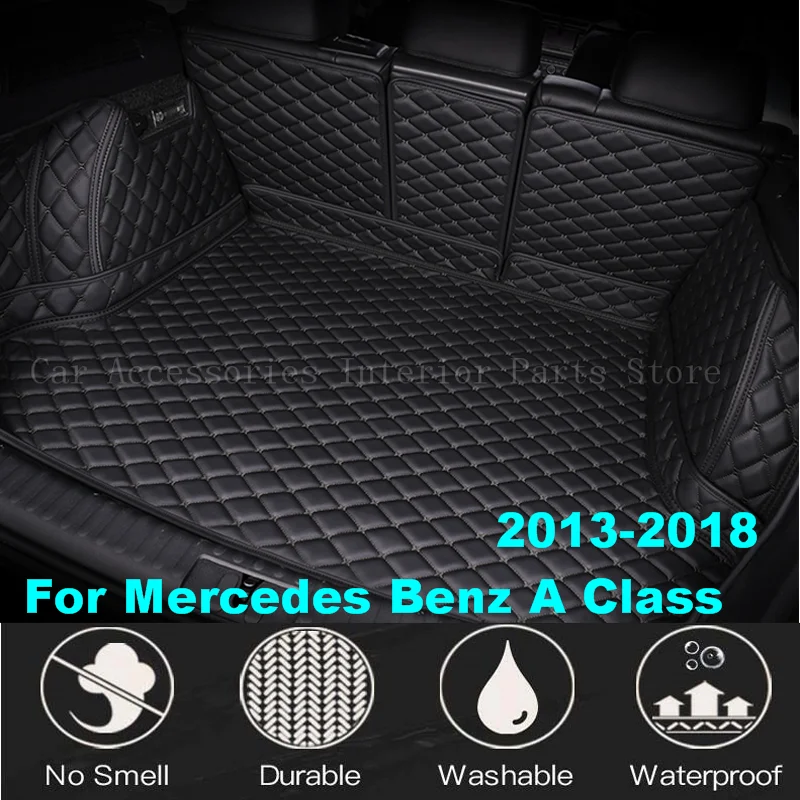 Custom Kofferbak Matten Voor Mercedes Benz A-klasse A180 A200 A250 2013 2014 2015 2016 2017 2018 Auto Interieur accessoires Tapijt