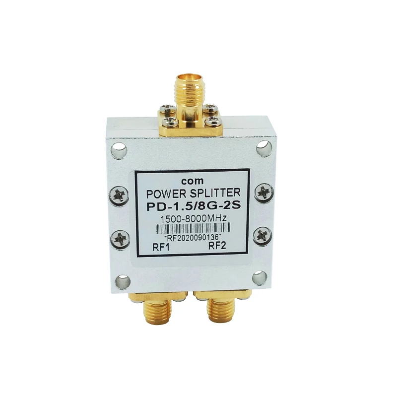 

Power Divider One Divide Two 1500-8000MHZ SMA Microstrip Power Distribution 1.5-8G RF Power Splitter Combiner