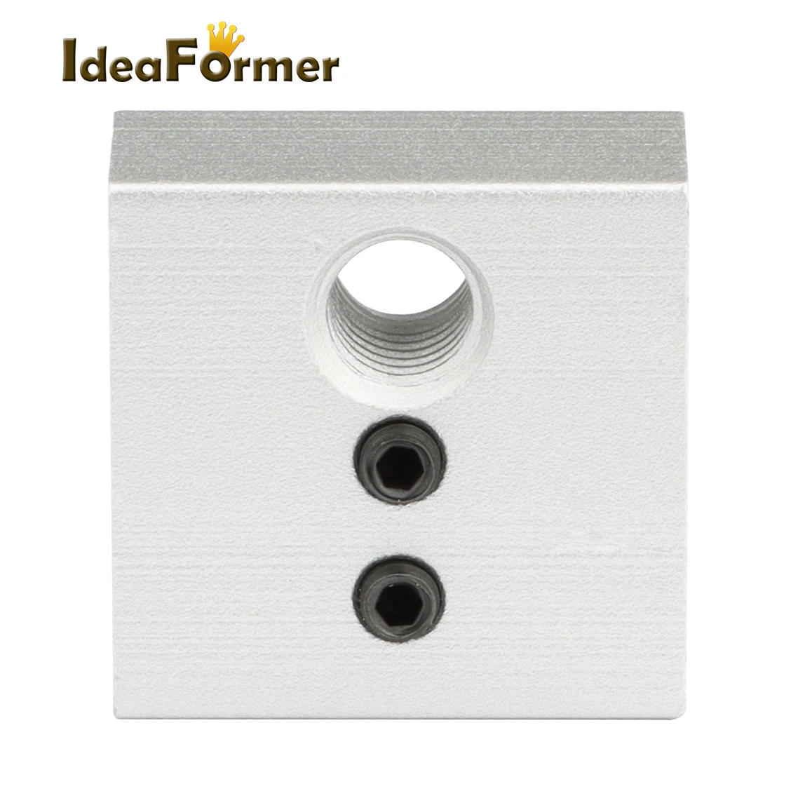 2Pcs Upgraded High Quality MK7 MK8 Heater Block For 3D Printer Extruder Part NTC100K Thermistor Print Head Heat Block 20x20x10mm