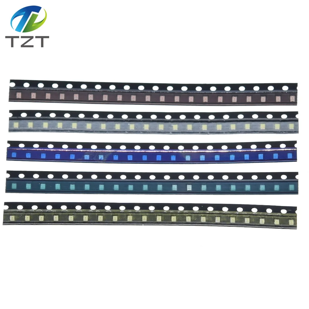 100 stücke = 5 farben x 20 stücke 5730/5050 /1210 /1206 /0805 /0603 LED Diode Sortiment SMD LED Diode Kit grün ROT Weiß Blau Gelb 5630 – Detail 21