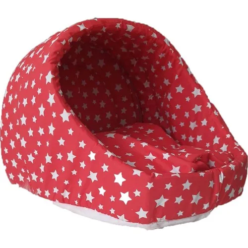 Sweet Dreams Polka Dot Cat Cave Red Star