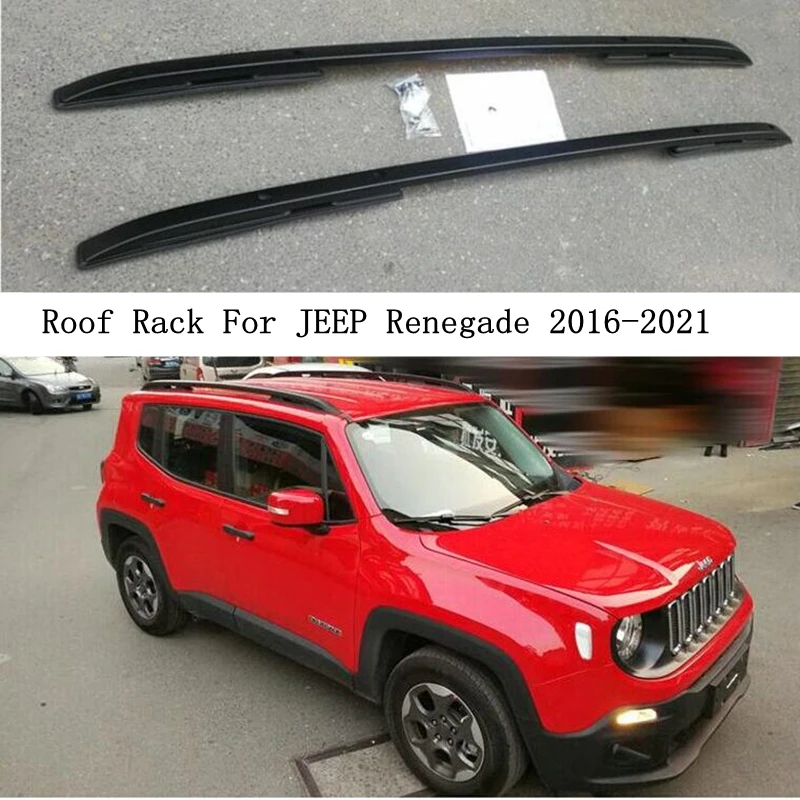 Roof Rack For JEEP Renegade 2016 2017 2018 2019 2020 2021 High Quality Rails Bar Luggage Carrier Bars top bar Racks Rail Boxes