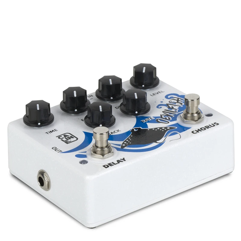 Caline DCP-03 DEVILFISH Chorus & Delay 2-in-1 Guitar Effect Pedal True Bypass Electric Guitar Parts & Accessories