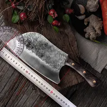 Forged stainless steel kitchen knives with cover #5