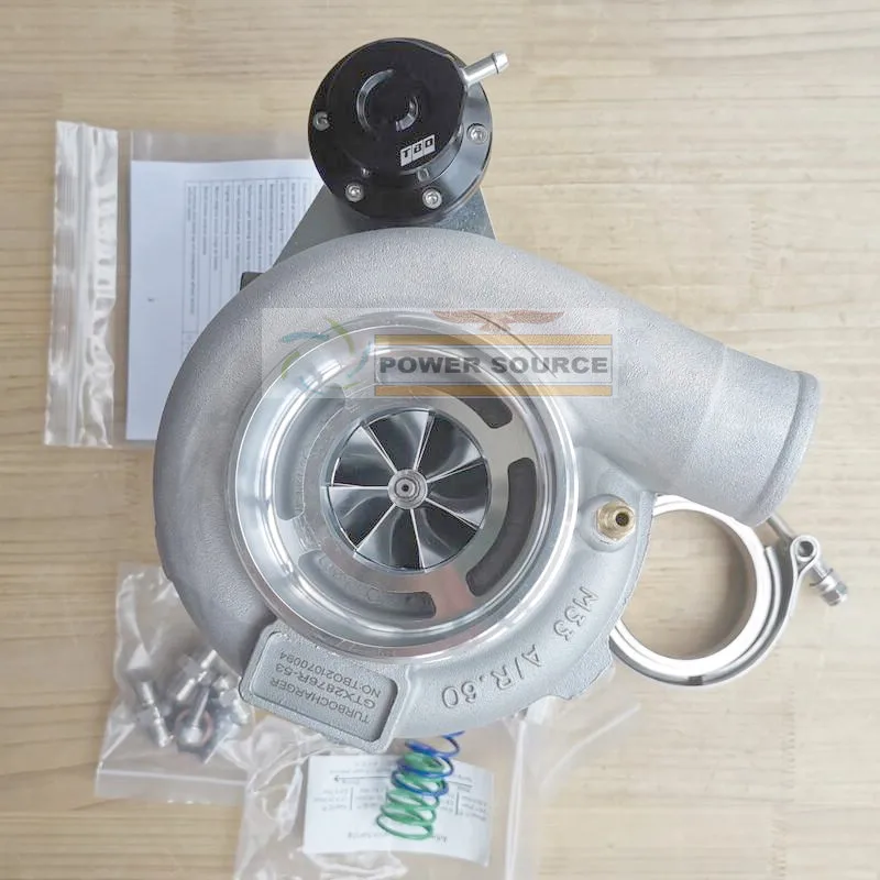 

GTX2876R Dual Ball Bearing Billet wheel 1.8L-3.0L 340HP-550HP GT2876R Racing Turbo Comp AR 0.6 Turbine AR 0.64 T25 76mm V-band