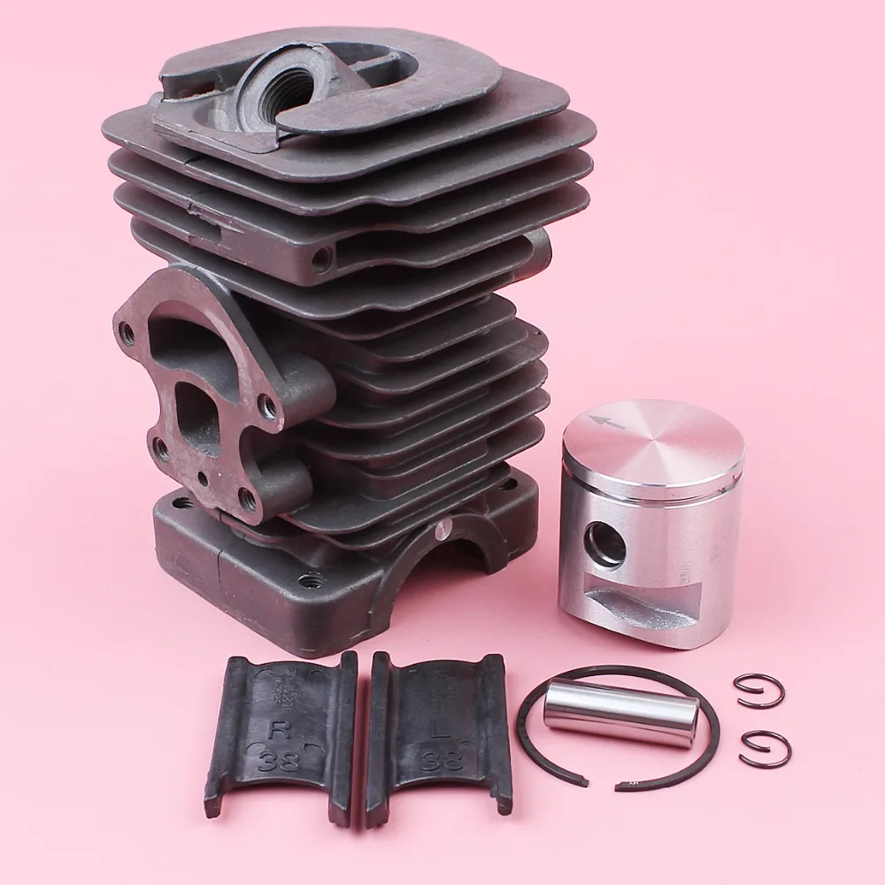 Adefol 39 مللي متر حلقة مكبس أسطوانية دبوس بحلقة إحكام Kit For Husqvarna 235 236 236E 240 240E قطع غيار المنشار 545050417 бензопила