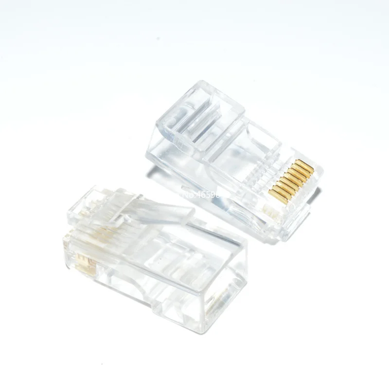 10Pcs RJ11 RJ45  6P2C 6P4C 6P6C 8P8C Telephone Internet Modular Plug Jack Network Connector