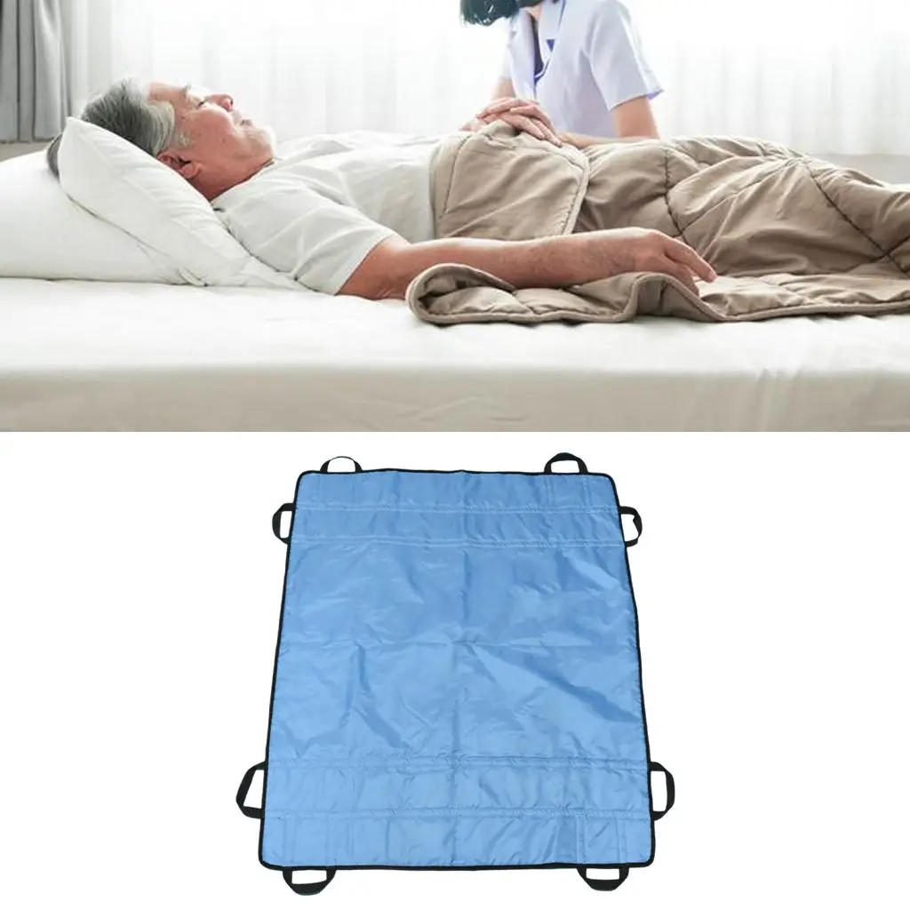 Turn Over Care Belt Devices Sliding Sheet Movement Multipurpose Get up Underpad Bed Transfer with Handles for Adult Bed Patients