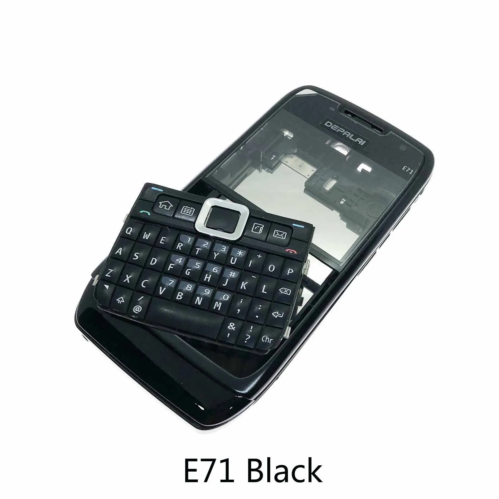 Complete front cover keyboard For Nokia E5 E63 E71 E72 battery back cover High quality housing case Keypad