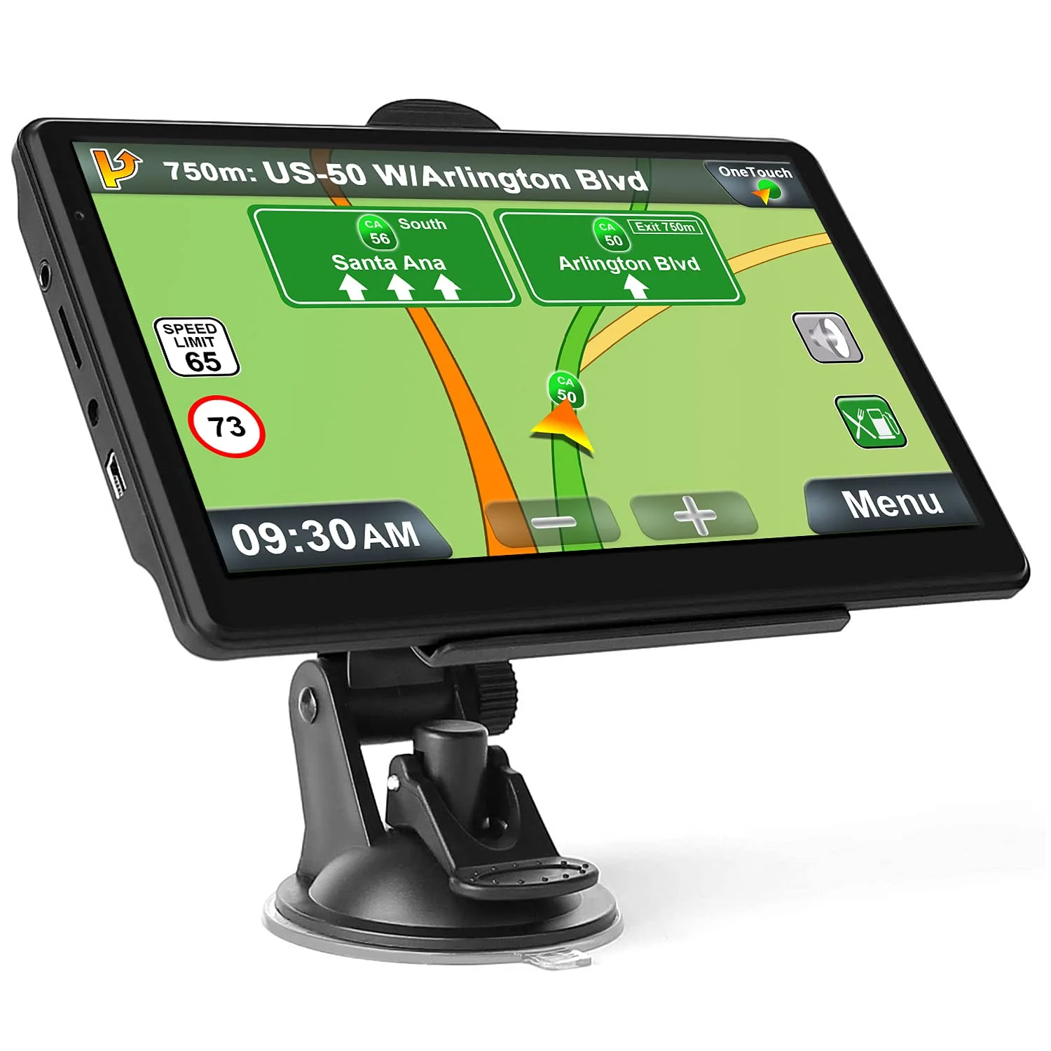 

7Inch Portable Car GPS Navigation Touch Screen Truck Navigator Vehicle GPS Accurate Russia Europe America Free Map