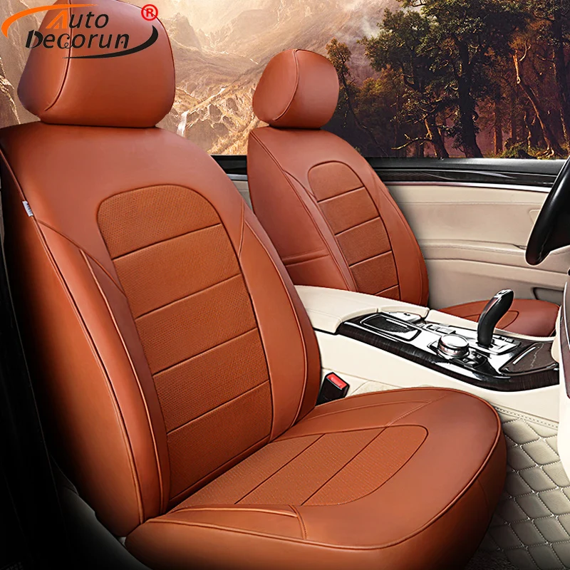 

Cowhide & PVC Leather Seats Cushion for Honda Accord LX Seat Cover 2014-2017 Car Styling Interior Accessories Complete14pcs/Sets