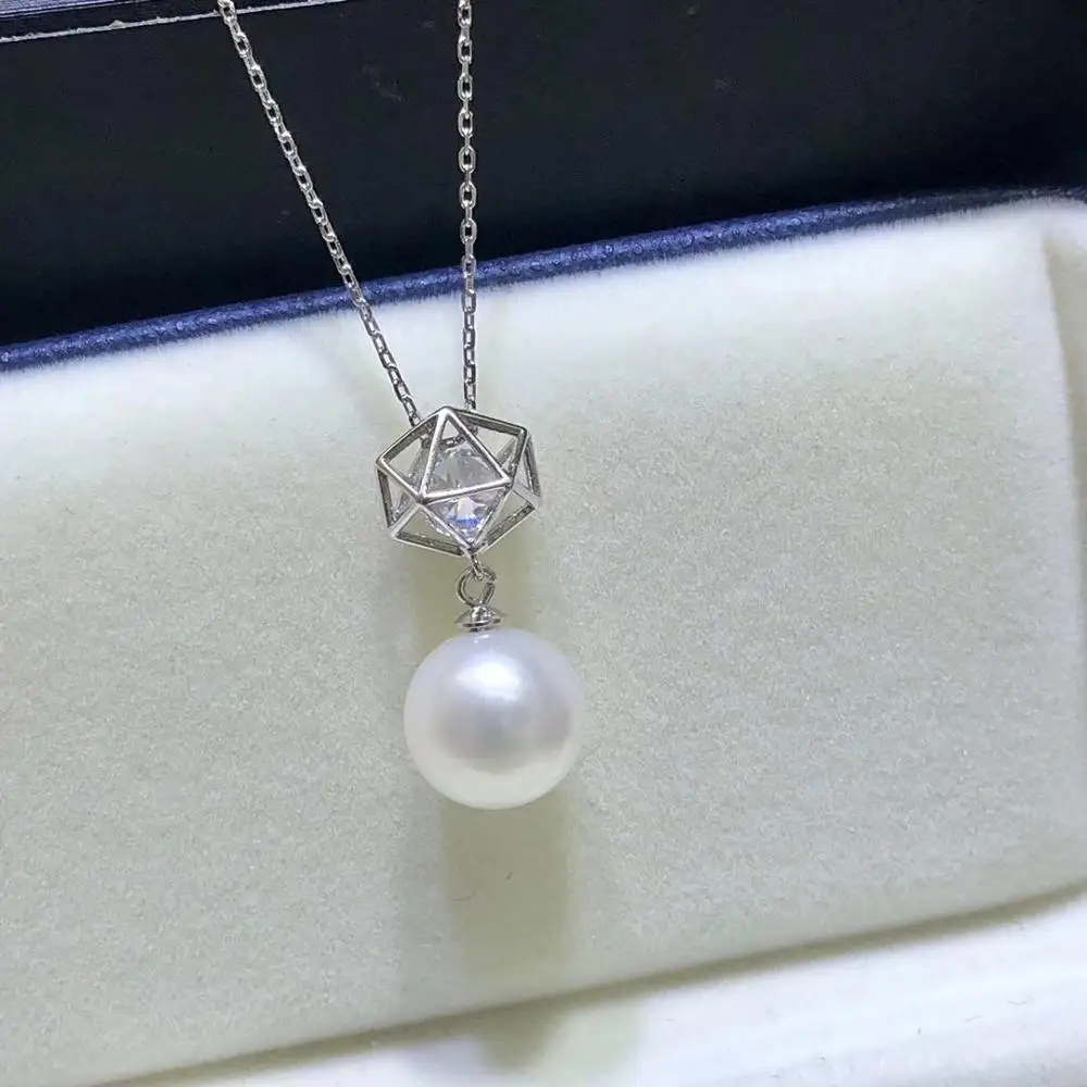 

Shining Star 925 Silver Pearl Necklace Chain with Pendant Mountings Necklace Findings Jewelry Parts Fittings Accessories