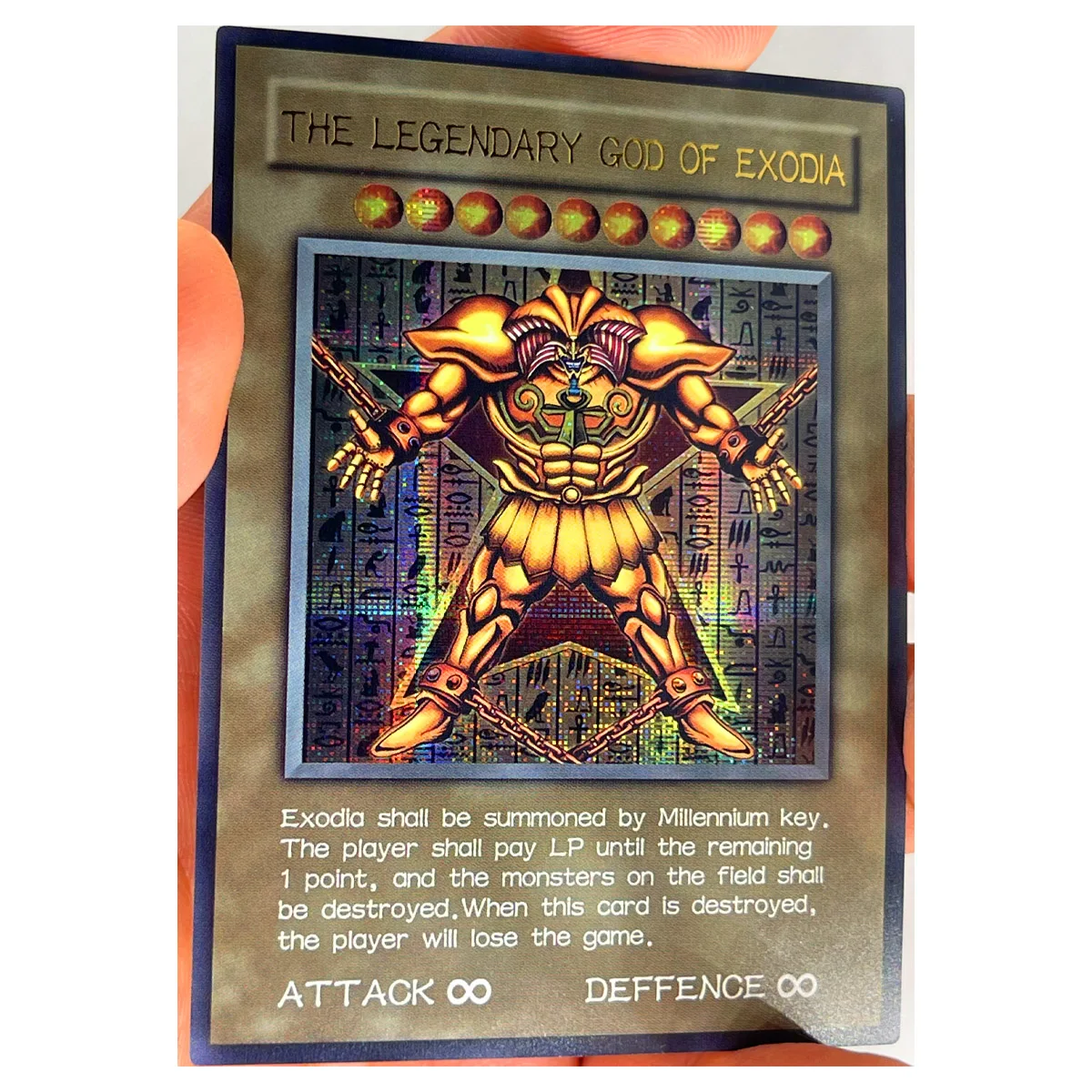 Yu Gi Oh Aggiba the Malevolent Sh'nn S'yo SR English DIY Toys