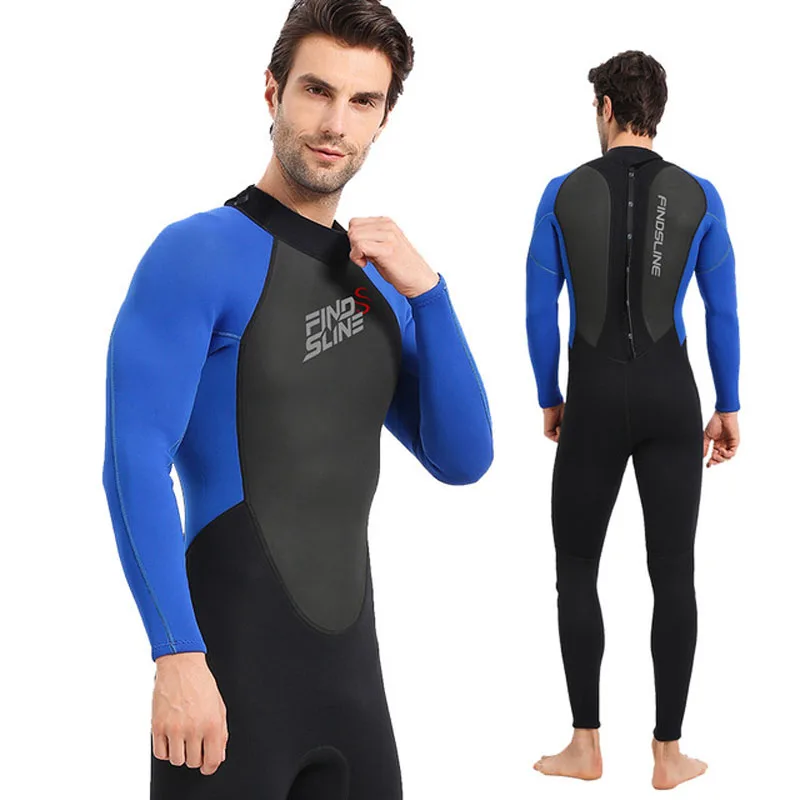 

New Japan CR Embossed Wetsuit Men's 3/2mm One-Piece Surfing Suit Swimsuit Sunscreen Warm Waterproof Mother Suit