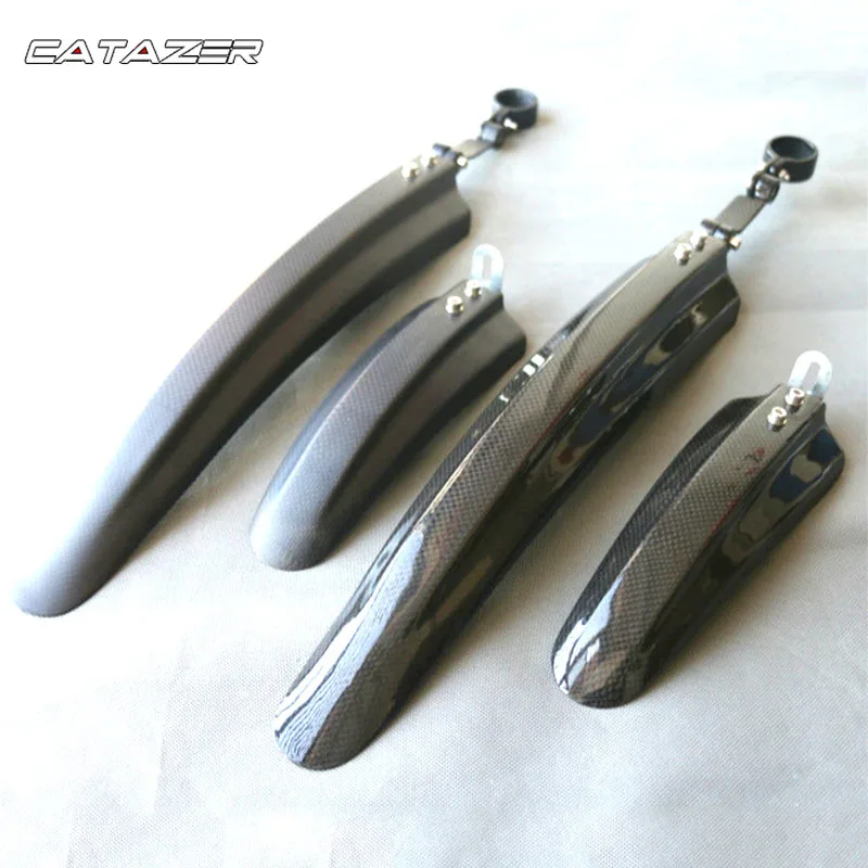 

Bike Mudguard Set Carbon Fiber Fender Front and Rear Ultra Light 27.2/30.8/31.6MM Mountain Bike Road Bike Bicycle Parts