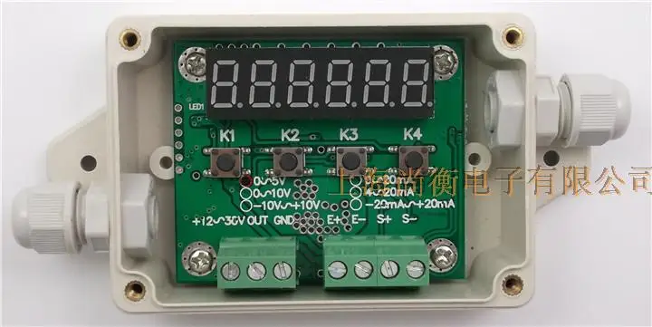 Weighing transmitter WTA04 0-5-10V/minus 10-plus 10V/0-4-20mA/minus 20- plus20mA