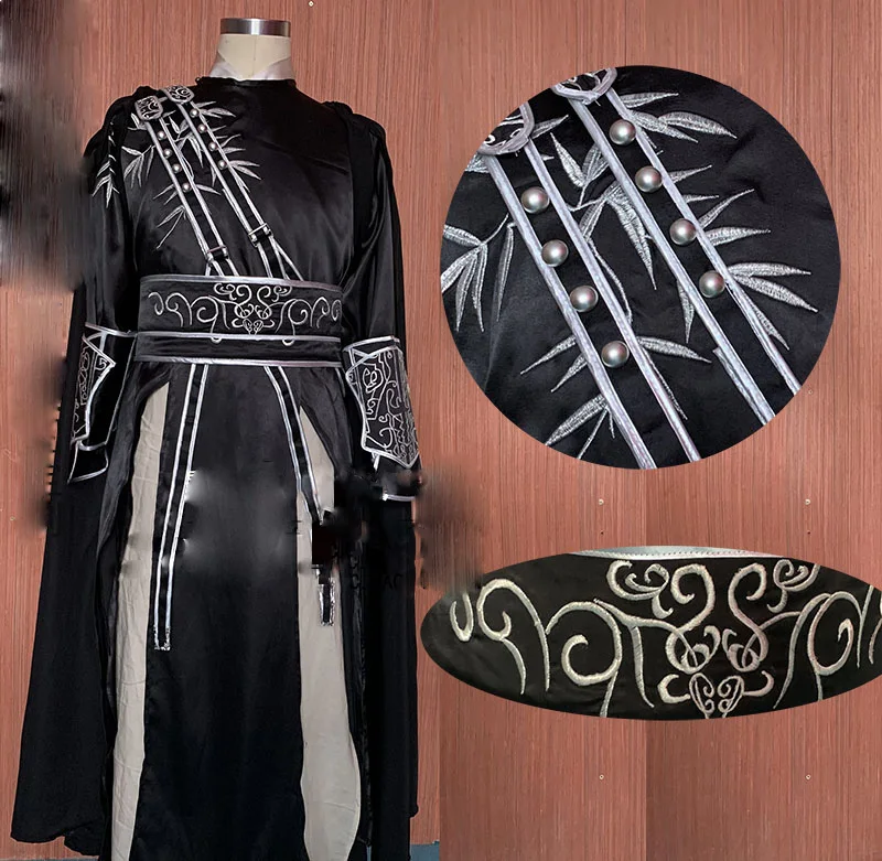 11 Designs Ancient Prince Male Swordmen Scholars Cosplay Costume Hanfu for TV Play The Romance of Tiger and Rose Han Shuo Design