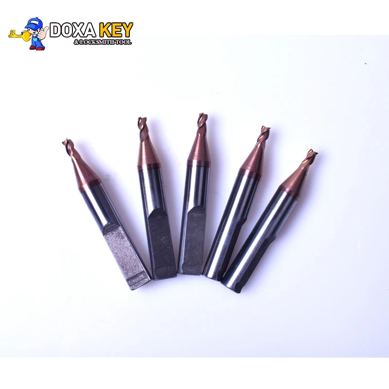 

5pcs key cutter WC011A 2.5mm carbide end milling cutter RIC05304B for KEYLINE Bianchi 994 Laser key cutting machines