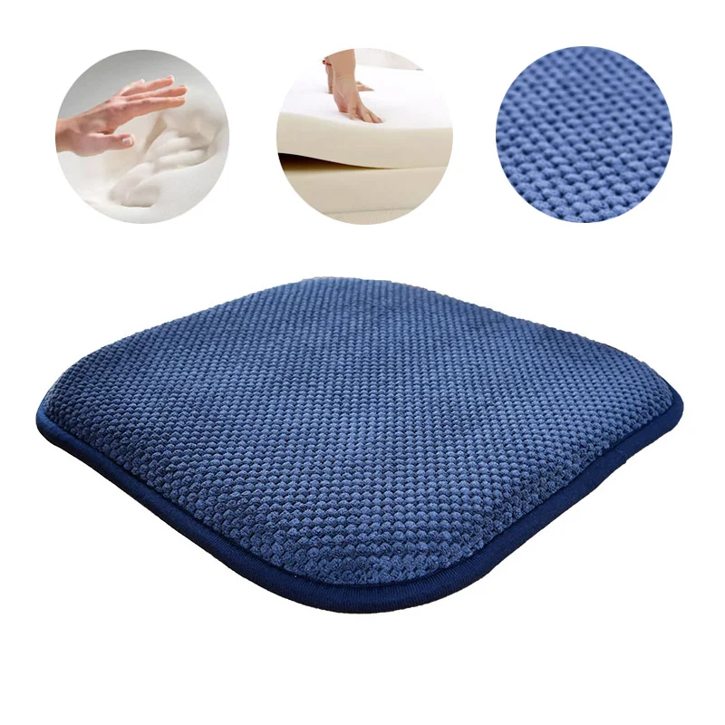 Creative 4-layer Memory Foam and Sponge Orthopedic Cushion for Seat  Premium Comfort Coccyx Cushion for Office Non-Slip