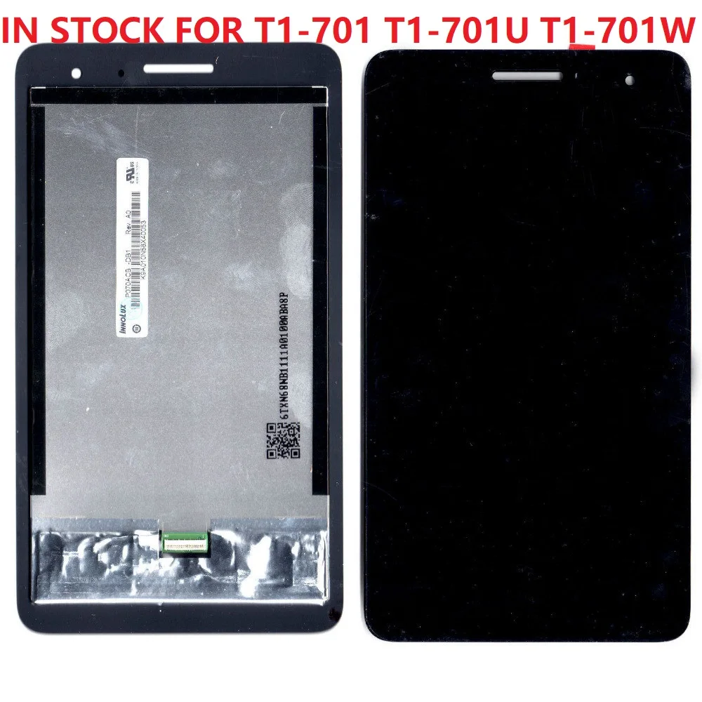 New T1-701U LCD for 7 Inch Huawei Honor Play Mediapad T1-701 T1-701W Display LCD with Touch Screen Digitizer Assembly