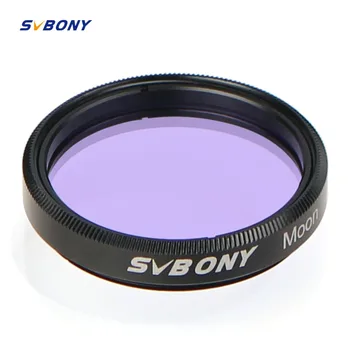 SVBONY 망원경 문 필터 천문학 망원경 접안 렌즈 1.25 ''/2'' 필터 스레드 순수 광학 유리 렌즈