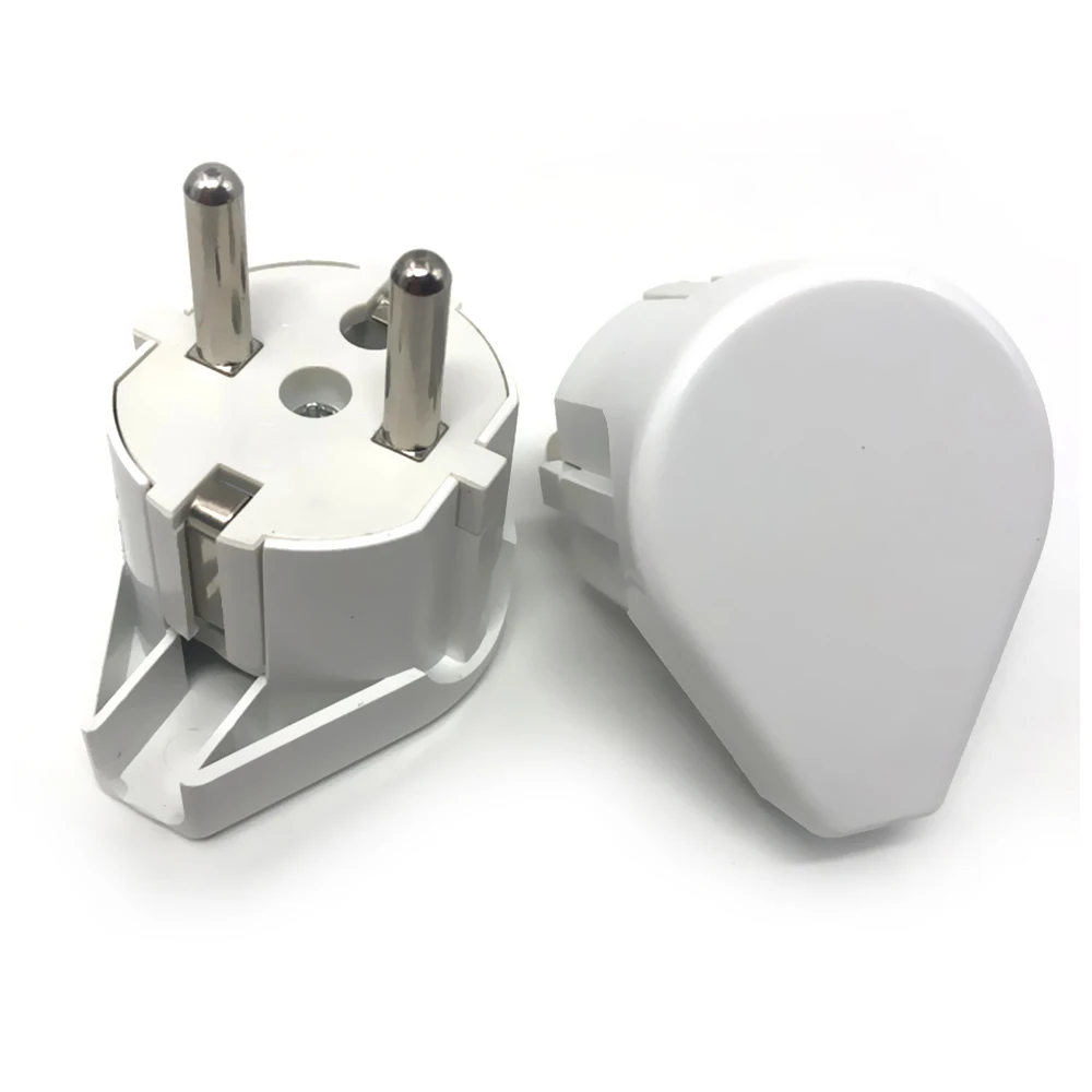 AC Power Adapter Socket 16A 250V Connector Cable Electrical Plug White Black Male Converter Adaptor Detachable Plug