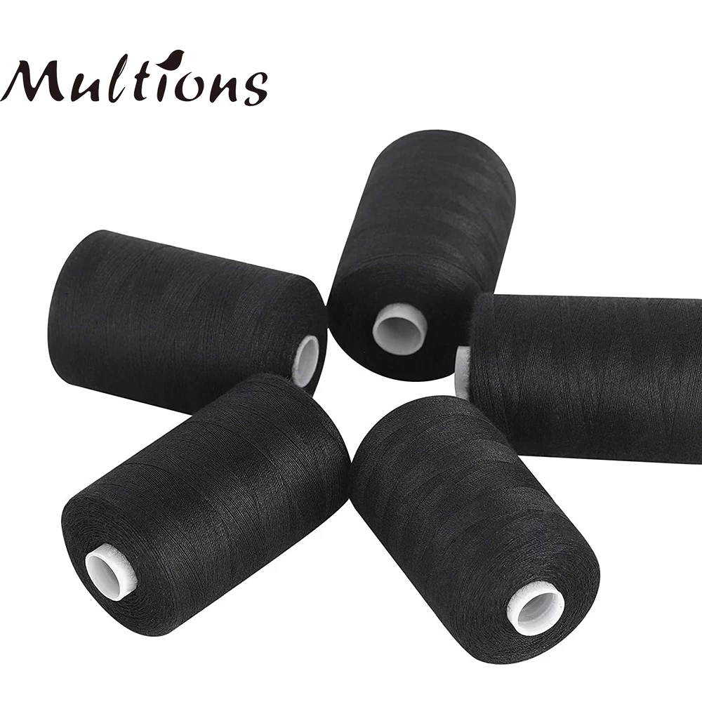 2pcs/Set 500M Sewing Thread Works For Hand & Machine Sewing Spools Polyester DIY Sewing Black/White